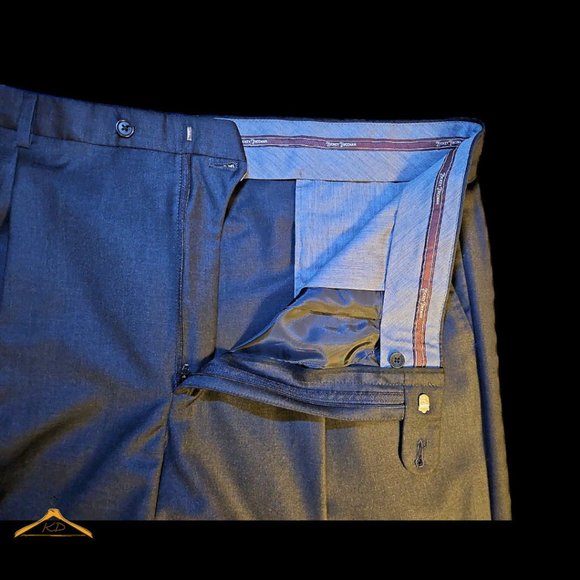 Hickey Freeman Suit - 48R/44, Charcoal Gray, Wool, EUC, Made in USA - Picture 13 of 13